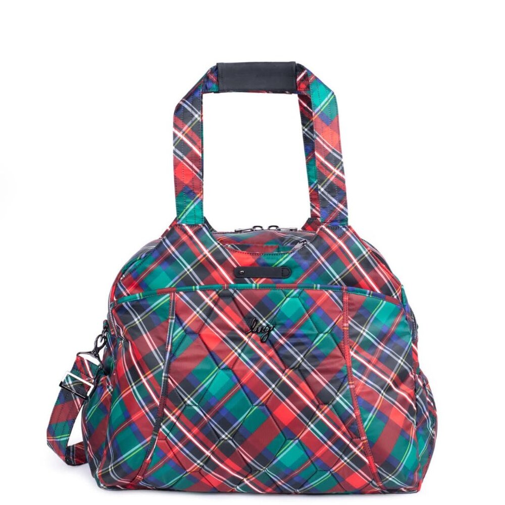 Lug Pontoon 2 Overnight Bag Tartan Plaid